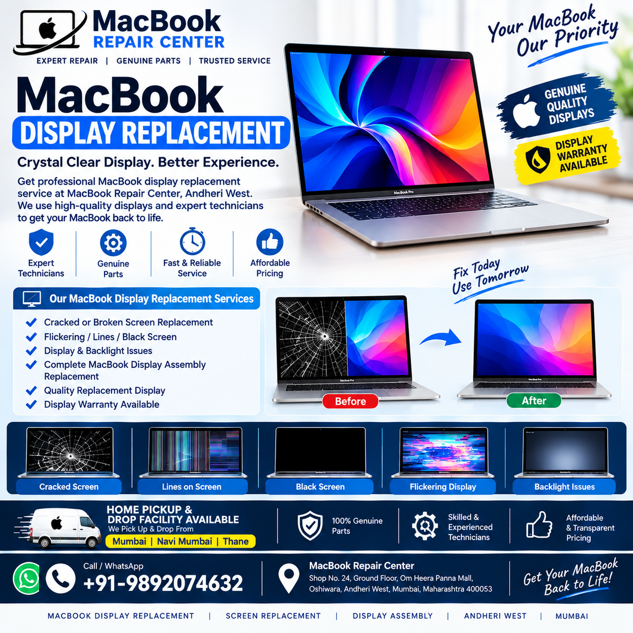 MacBook Repair Center logo