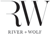 River + Wolf logo